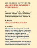 LOS DONES DEL ESPIRITU SANTO: ¿SU SIGNIFICADO CUALES SON Y COMO USARLOS?