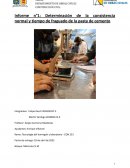 Determinación de la consistencia normal y tiempo de fraguado de la pasta de cemento