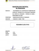 MEJORAMIENTO DE LOS SERVICIOS DE TRANSITABILIDAD VEHICULAR Y PEATONAL EN LA LOCALIDAD DE YANAHUAYA DEL DISTRITO DE YANAHUAYA