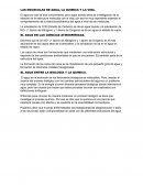 LAS MOLECULAS DE AGUA, LA QUIMICA Y LA VIDA