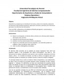 Asignación 4 Máquina Virtual