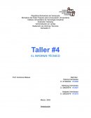 El informe tecnico. Estilo del informe