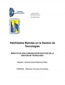 IMPACTO DE UNA COMUNICACIÓN EFECTIVA EN LA GESTIÓN DE TECNOLOGÍA