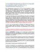 LA ENFERMEDAD TROMBOEMBOLICA VENOSA (TEV)