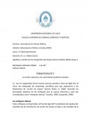 Trabajo Práctico N° 1: La acción colectiva y los movimientos políticos sociales