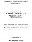 LABORATORIO DE INSTRUMENTACIÓN INDUSTRIAL