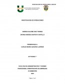 Investigación de Operaciones o Investigación Operativa