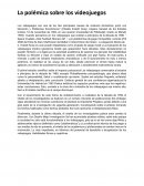 La polémica sobre los videojuegos