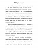 Bullying en las aulas