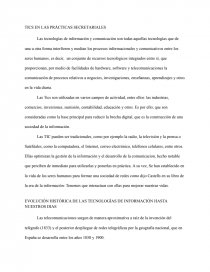 TICS EN LAS PRÁCTICAS SECRETARIALES. Página 1