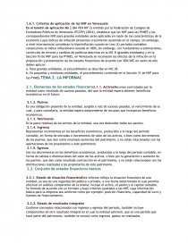 Criterios de aplicación de las NIIF en Venezuela. Página 1
