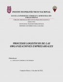PROCESOS LOGISTICOS DE LAS ORGANIZACIONES EMPRESARIALES