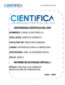 PELÍCULA “EL MEDICO” RESOLUCIÓN DE PREGUNTAS