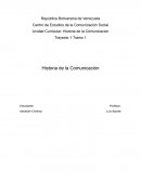 Historia de la comunicación