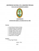 CONVENCIÓN SOBRE LOS DERECHOS DEL NIÑO