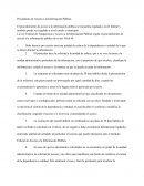 Procediento de Acceso a la Información Pública