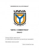 DIETA = COMER POCO
