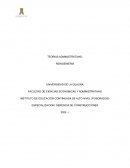 TEORIAS ADMINISTRATIVAS: REINGENIERIA