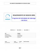 Requerimiento del Negocio