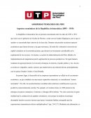 Aspectos económicos de la República Aristocrática (1895 – 1919)