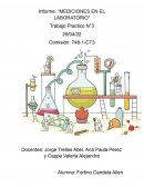 Informe: “MEDICIONES EN EL LABORATORIO”