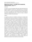 Reporte de lectura “ El origen de las especies, Charles Darwin, Cap 1-3”