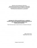 APROXIMACIÓN TEÓRICA INTERPRETATIVA A LA GERENCIA ACADÉMICA PARA LA APLICABILIDAD DEL MODELO INTEGRADOR EN LAS ESCUELAS TÉCNICAS PRODUCTORAS ROBINSONIANA-ZAMORANA