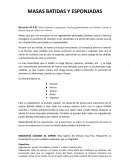 Masas batidas y esponjadas