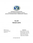 TALLER TERCER CORTE
