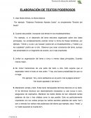 Elaboración de textos poderosos en Educación y control ambiental