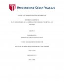 PLAN ESTRATÉGICO DE LA EMPRESA UNIVERSIDAD CESAR VALLEJO 2022-2026