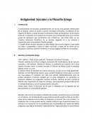 Antigüedad: Sócrates y la Filosofía Griega