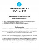 Planificación de Proyecto Nuestras mascotas