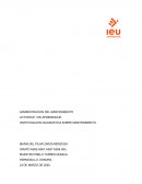 INVESTIGACION DIAGNOSTICA SOBRE MANTENIMIENTO