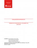 Análisis de mercado técnico y de gestión de personas