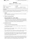 Ejercicios Análisis Costo – Volumen - Utilidad