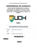 LOS AGENTES DE SOCIALIZACIÓN