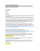 CRISIS HÍDRICA EN CHILE Y EL CONSUMO INDISCRIMINADO EN EL HOGAR