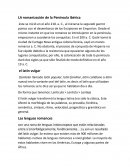 LA romanización de la Península Ibérica
