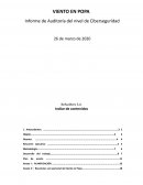 Informe de Auditoria de Seguridad de la Información de la empresa Viento en Popa