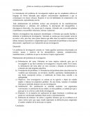 Como se construye un problema de investigación