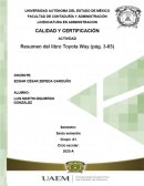 Casa de la calidad Toyota