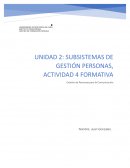 Subsistemas de gestión de personas