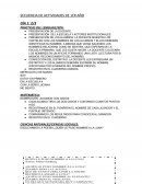 SECUENCIA DE ACTIVIDADES DE 1ER AÑO