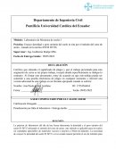 Práctica: Ensayo densidad y peso unitario del suelo in-situ por el método del cono de arena – basado en la norma ASTM D1556