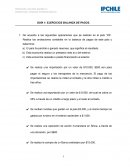 FINANZAS INTERNACIONALES GUÍA 1: EJERCICIOS BALANZA DE PAGOS
