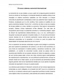 El nuevo sistema comercial internacional