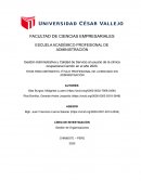Gestión Administrativa y Calidad de Servicio al usuario de la clínica ocupacional Carrión en el año 2020