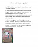 Informe de ESI “Educar en igualdad”