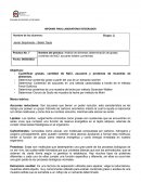 Análisis de alimentos (determinación de grasas, contenido de NaCl, azucares totales y proteínas)